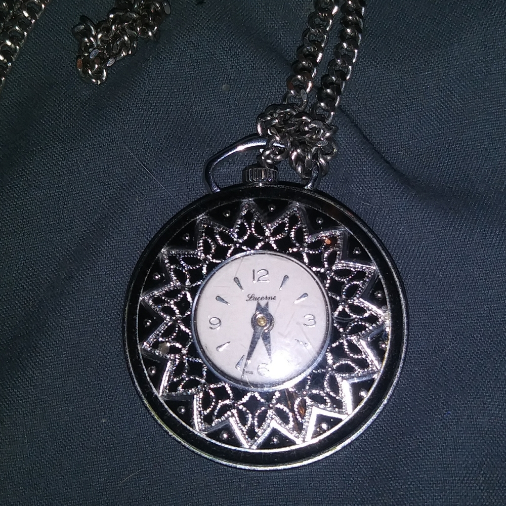 Vintage Lucerne ladies pocket watch